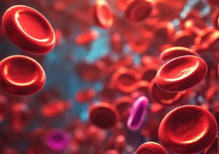 Bloodcells closeup